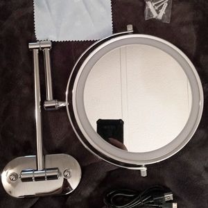 Rechargeable LED Lighted Makeup/ Vanity wall mounted Mirror